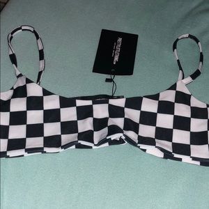 Scoop neck bikini top